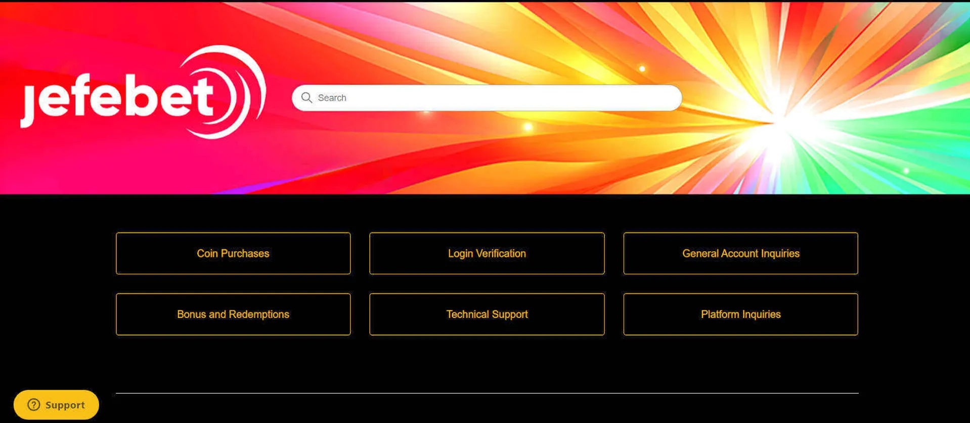 JefeBet customer support
