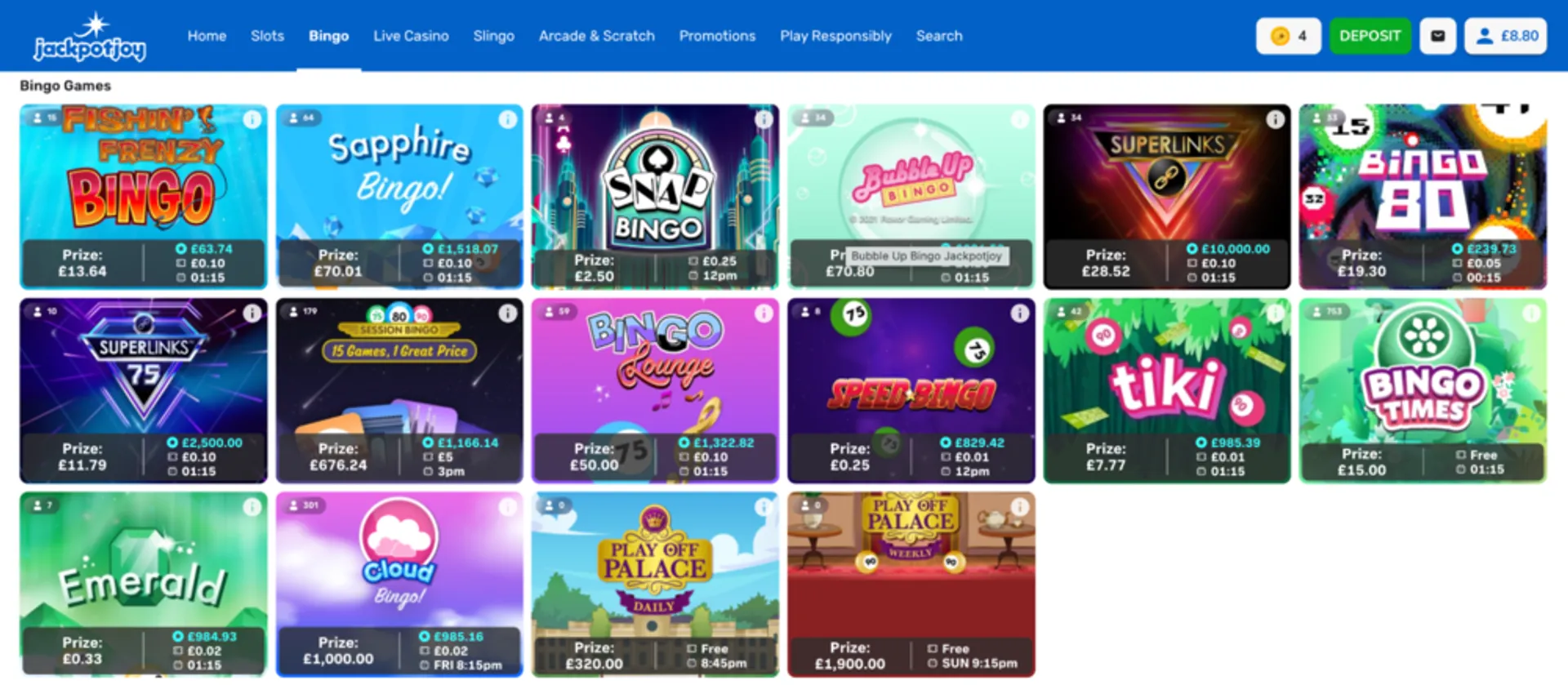 Jackpotjoy social community