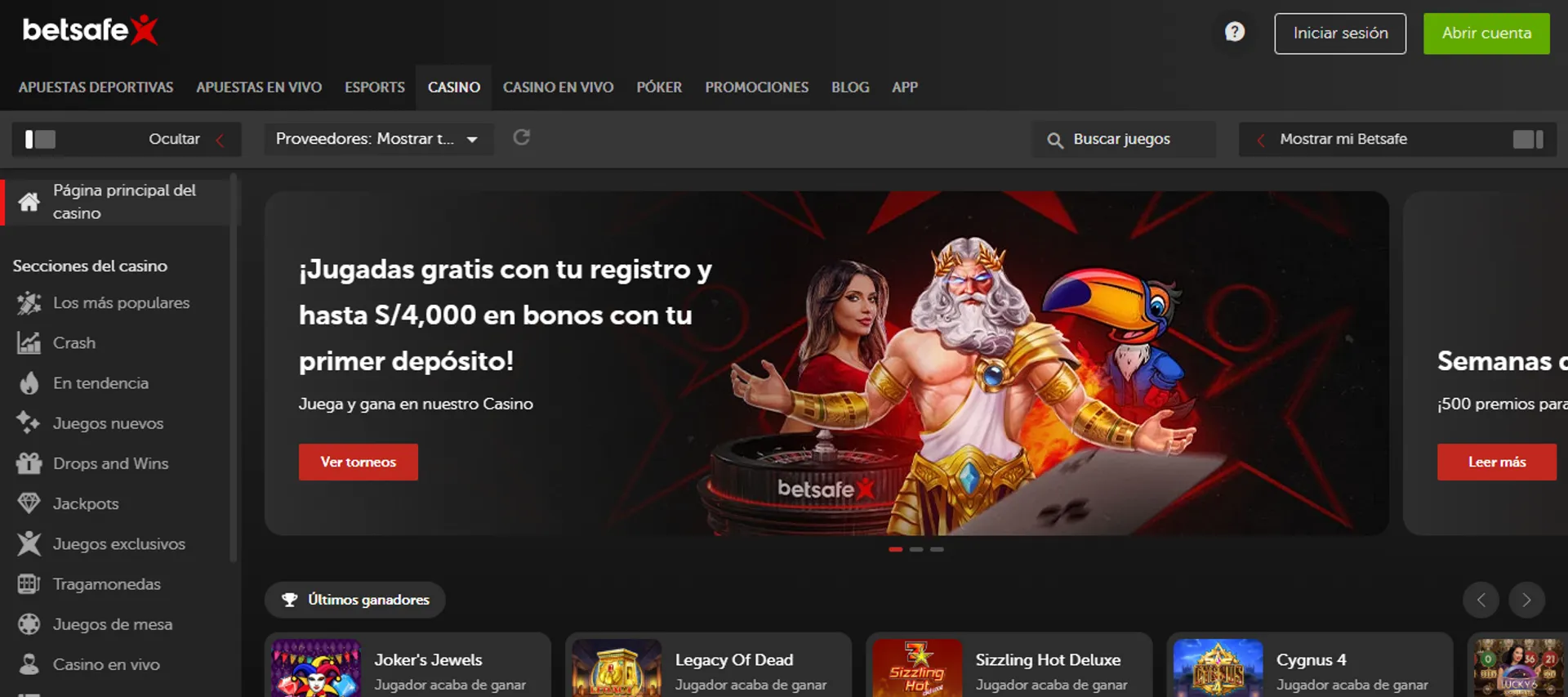 Betsafe acepta pagos con YaPe