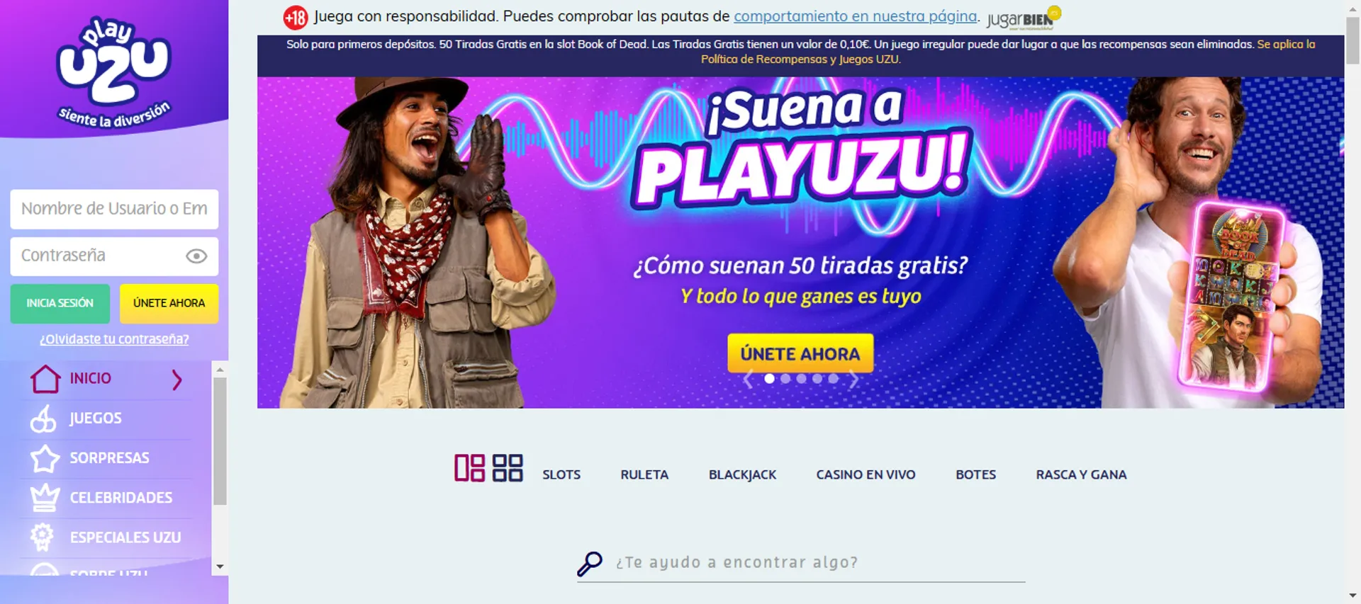 PlayUZU ofrece un bono de giros gratis a sus usuarios nuevos