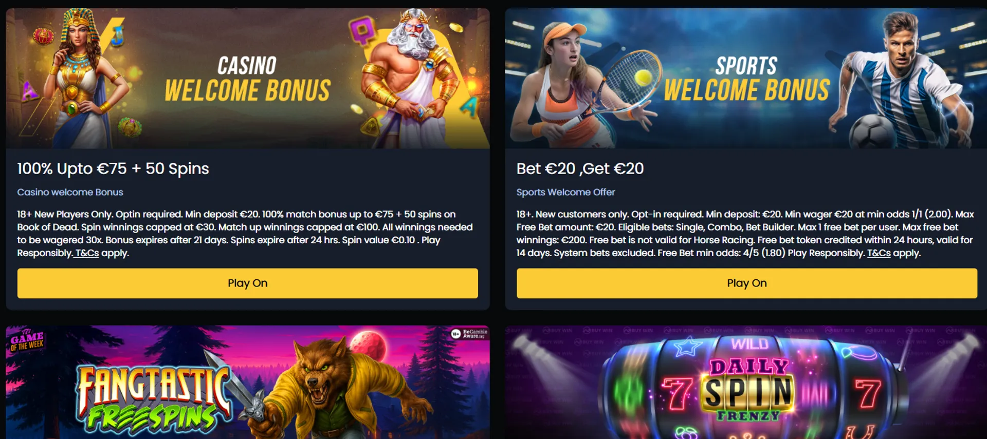 Betmaze Casino Welcome Bonus