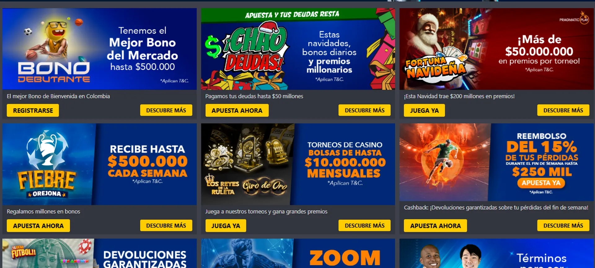 YaJuego tiene un catálogo con más de 10 promociones