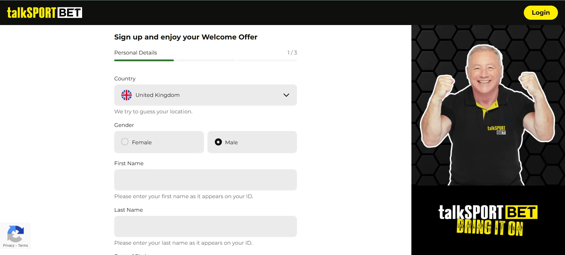 talkSPORT BET casino