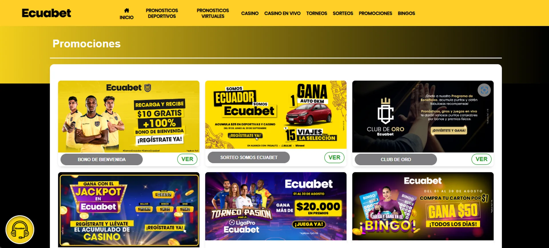 Ecuabet tiene varios bonos, especialmente para apuestas deportivas