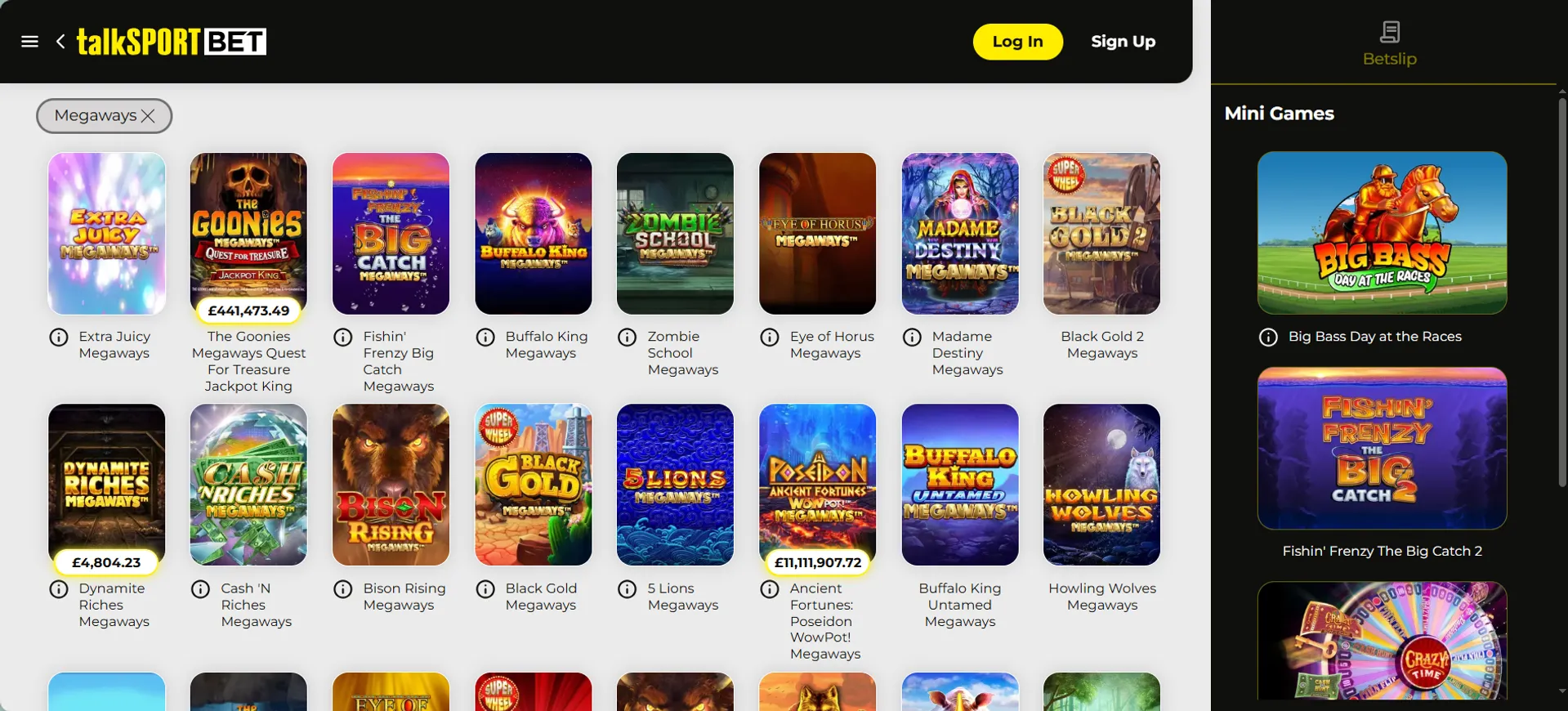 talkSPORT BET casino