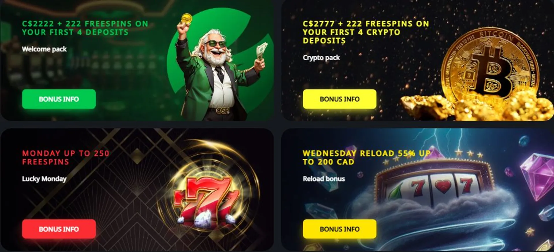 OshCasino Promotions