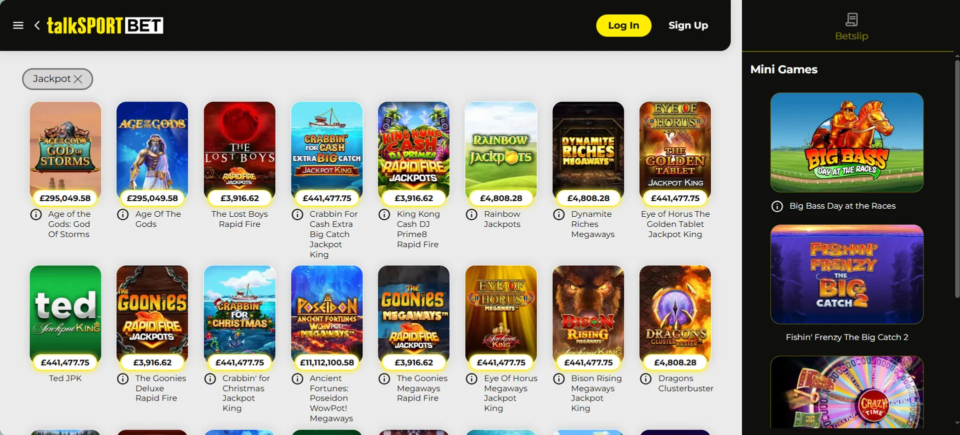 gen175 talkSPORT BET casino slots