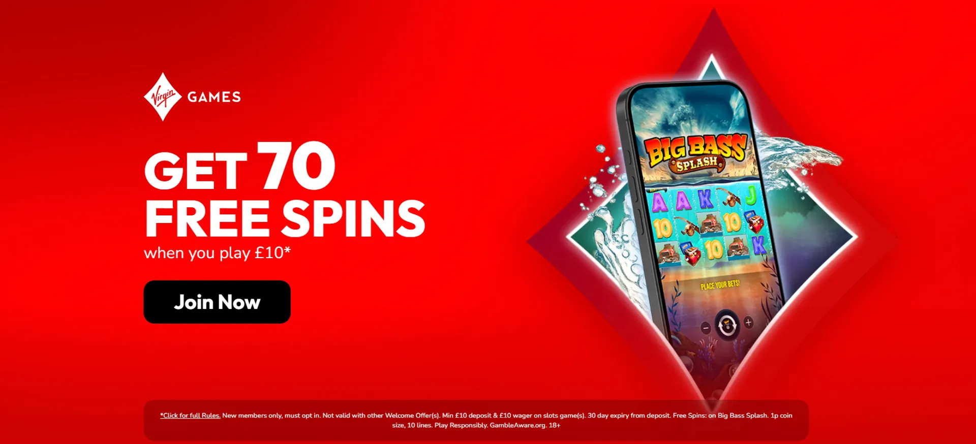 Virgin Games Welcome Bonus