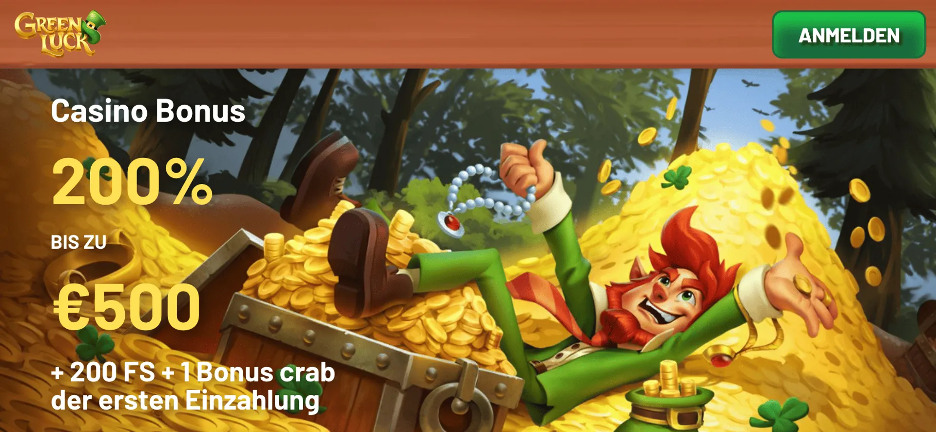 Greenluck Casino Willkommensbonus