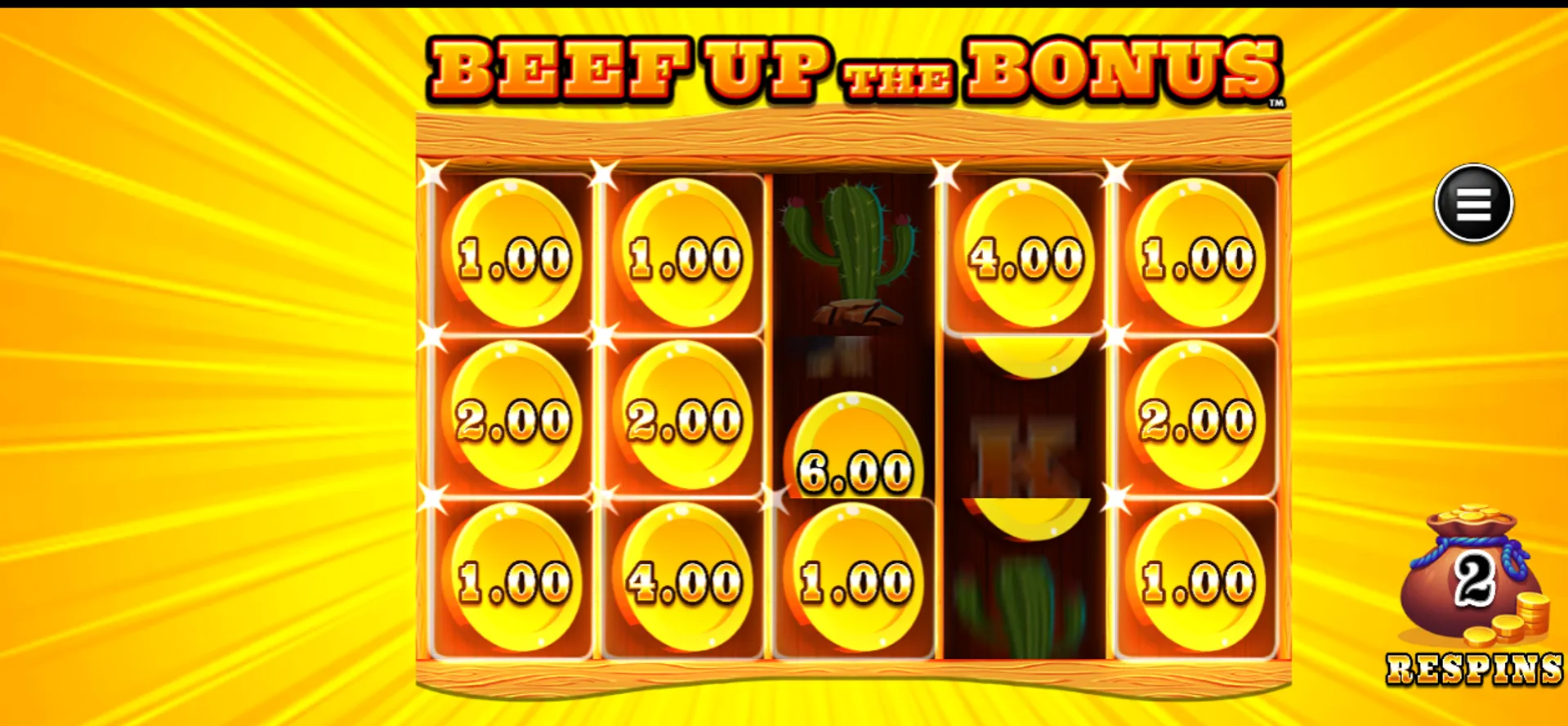 Beef Up The Bonus respins