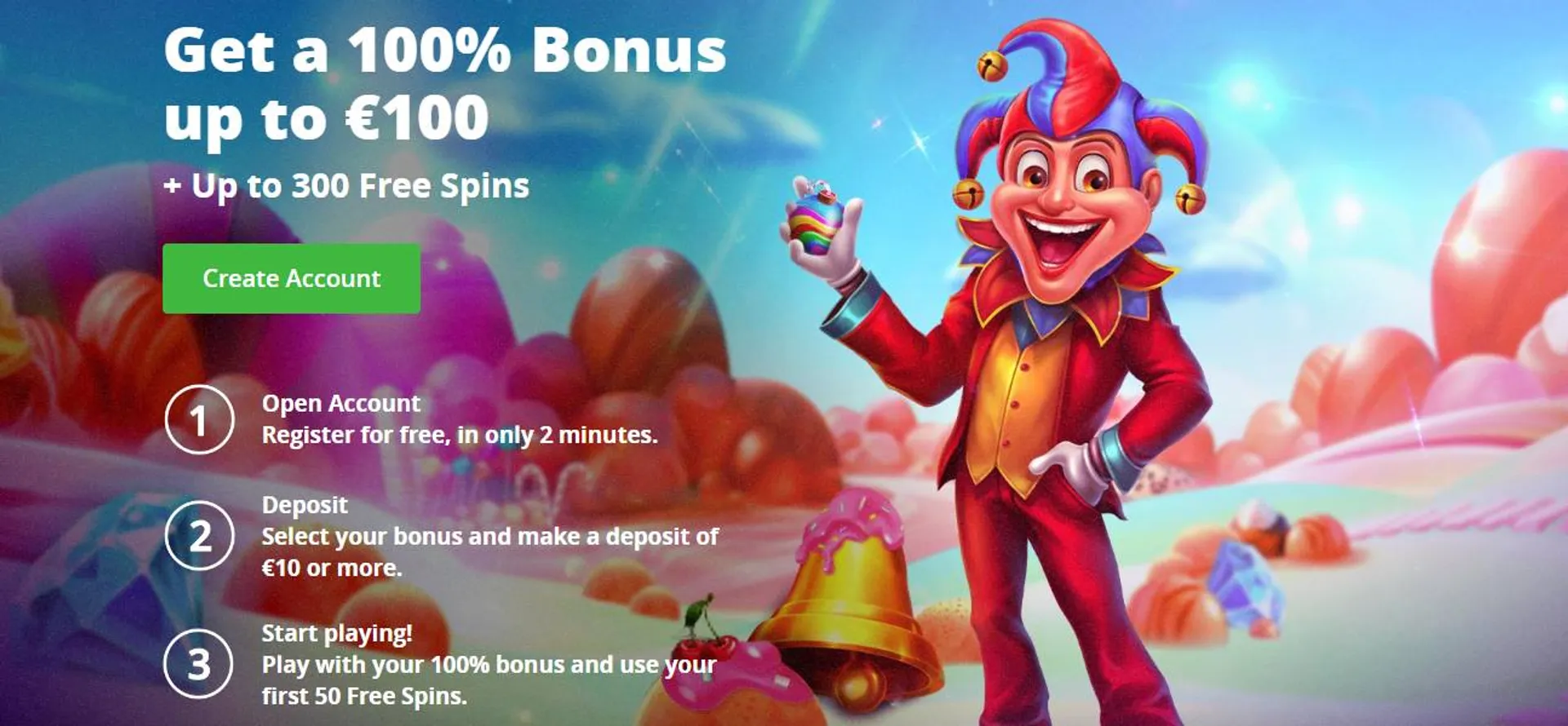 Betsson Casino Welcome Bonus