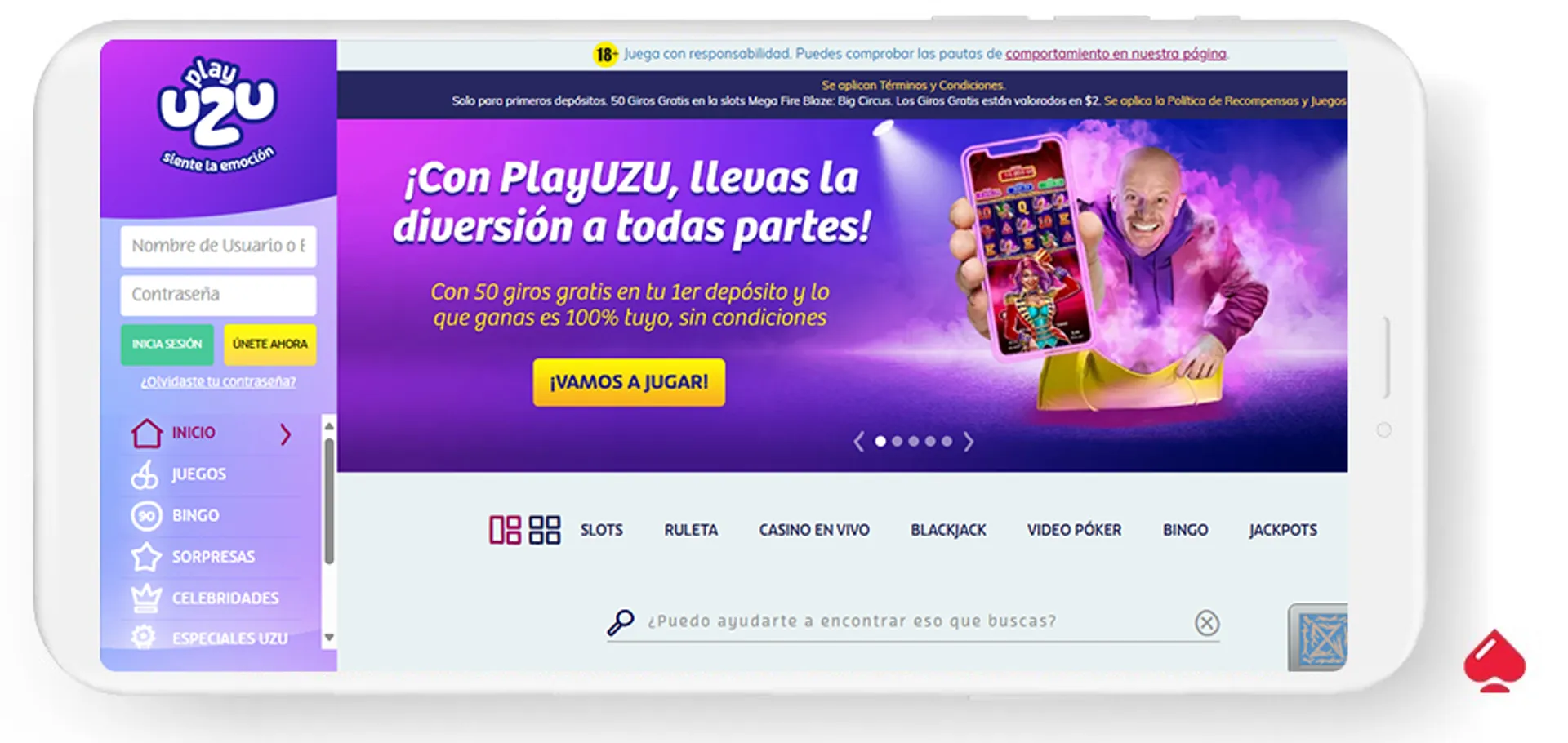 El casino PlayUZU aparece como una de las mejores opciones de casino en México