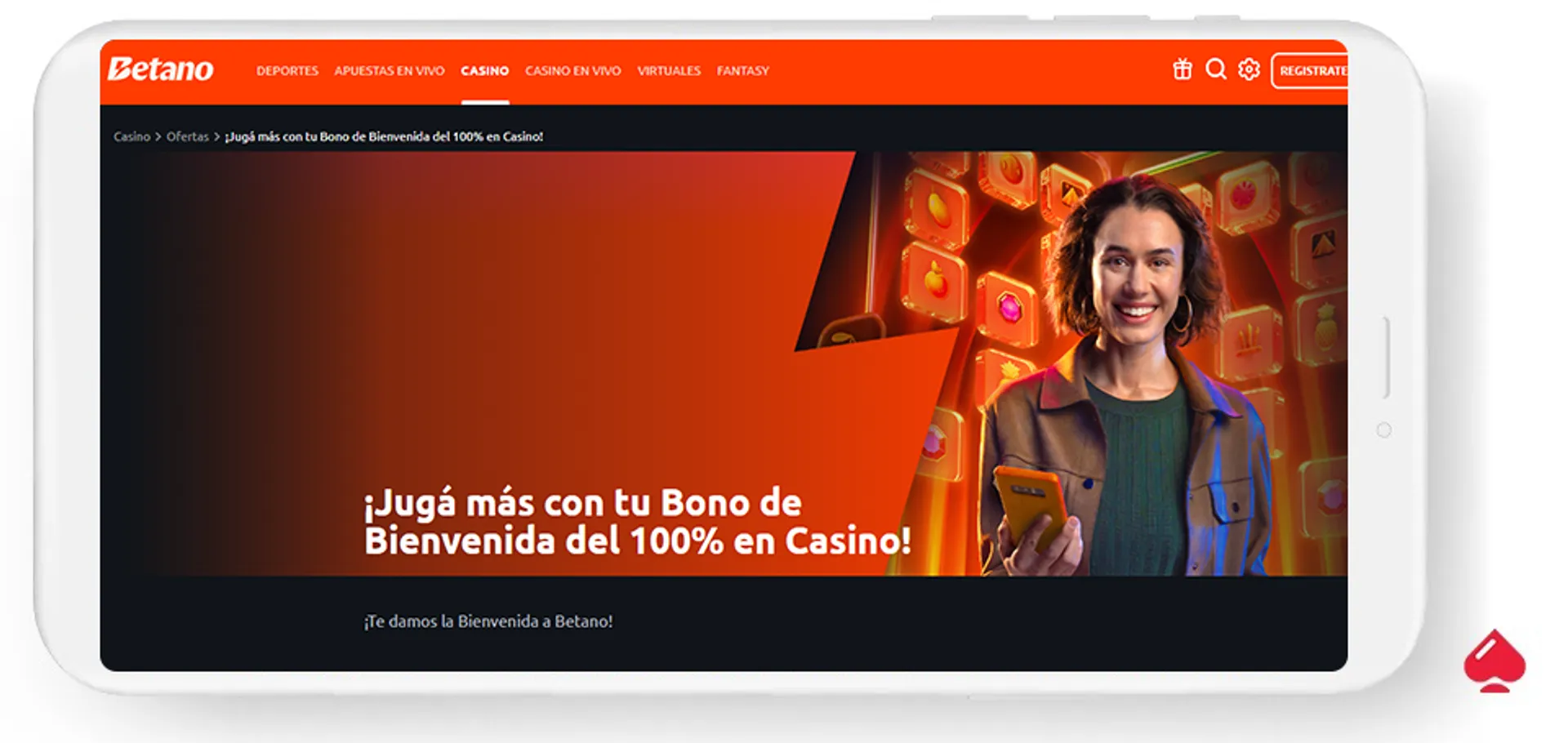 El casino online Betano acepta pesos argentinos