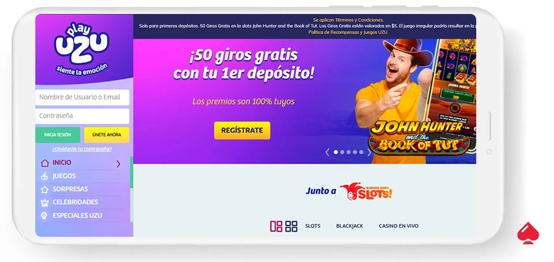 El casino online PlayUZU acepta Mercadopago