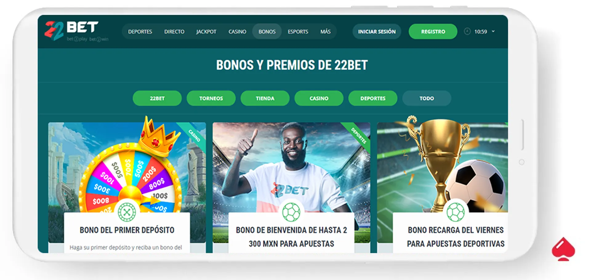 22BET es uno de los mejores casinos de México en la actualidad