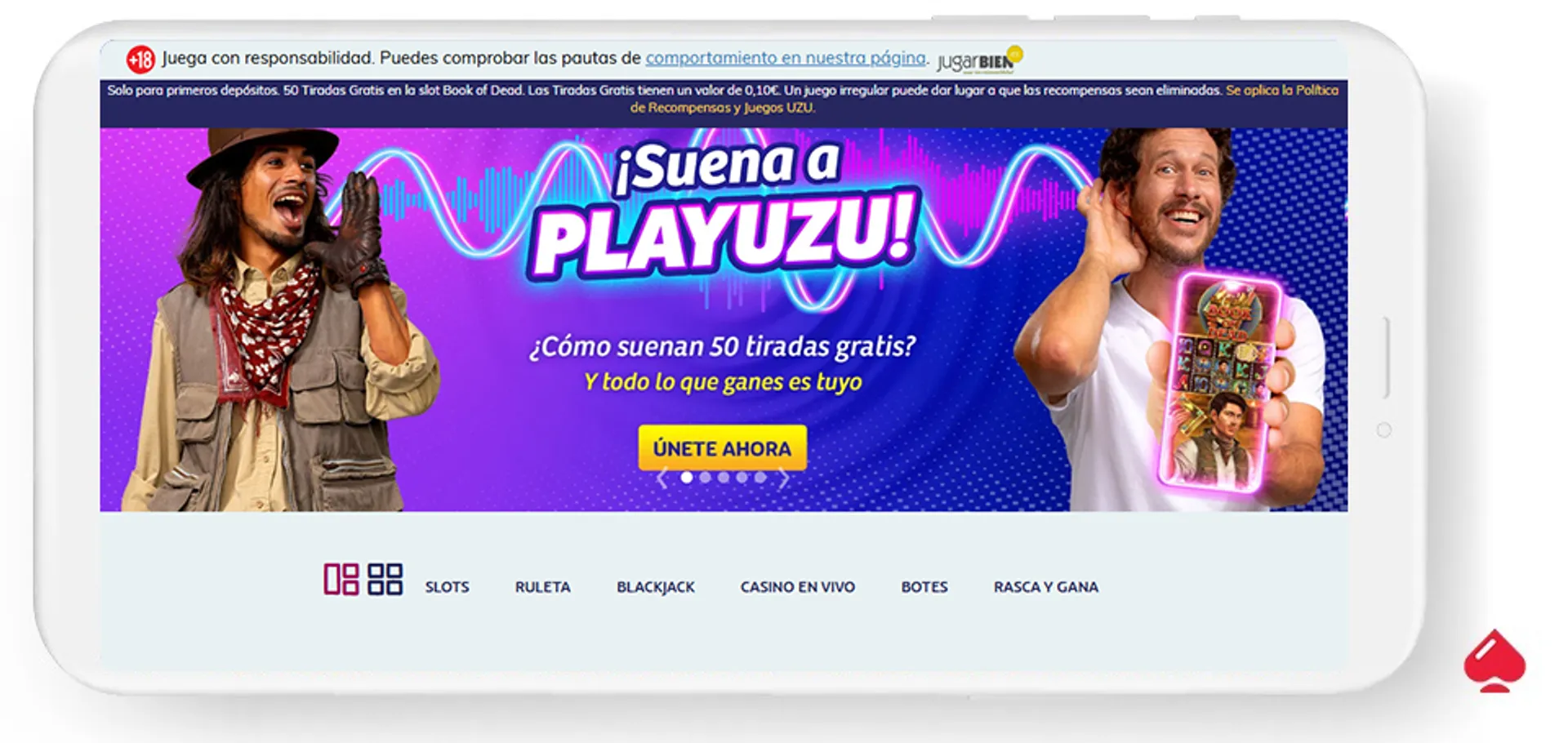 Es posible obtener giros gratis en PlayUZU