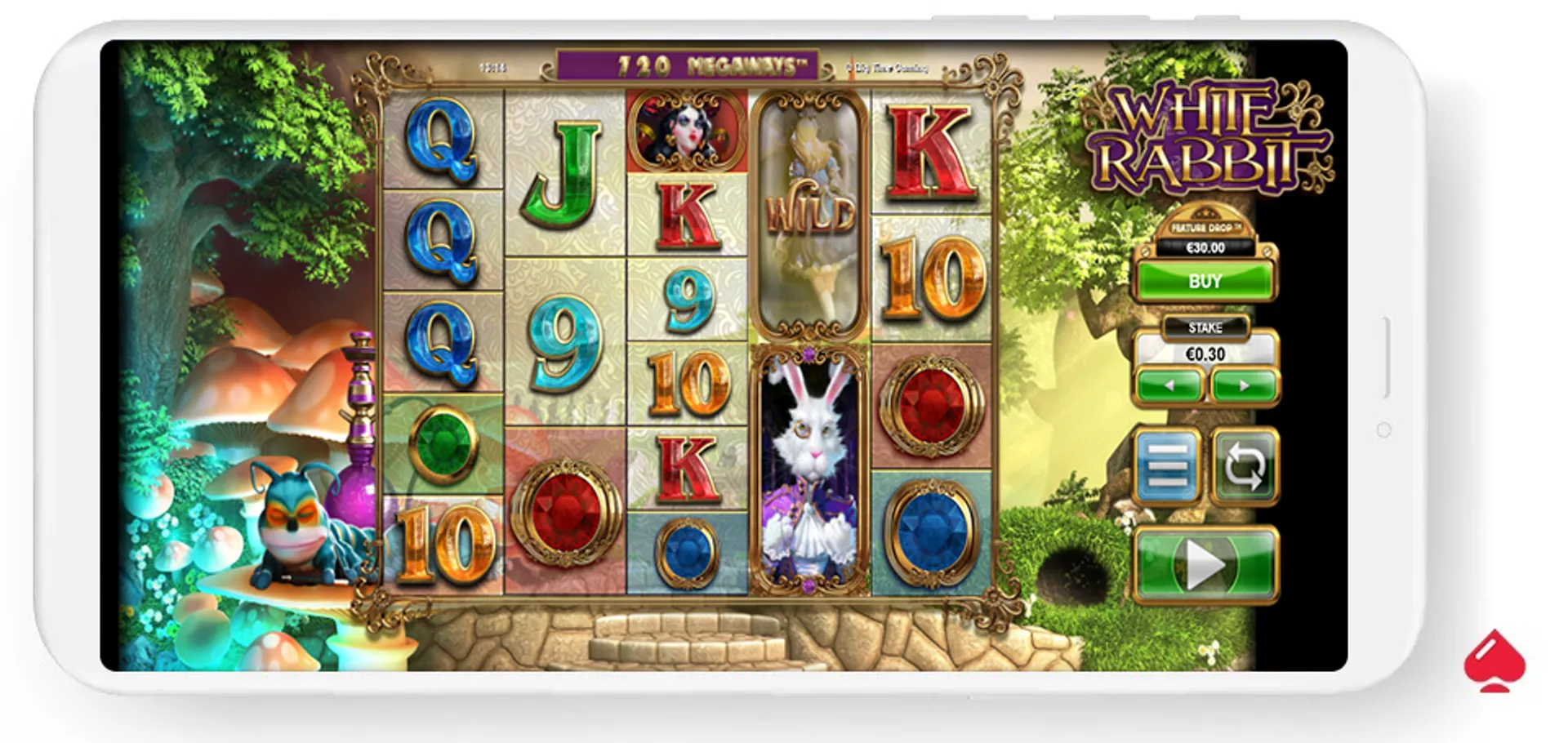 Captura de la slot White Rabbit Megaways