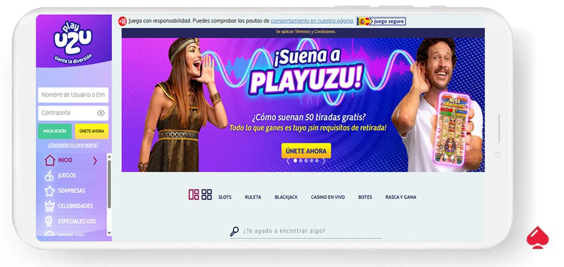 PlayUZU ofrece un bono de giros gratis sin rollover