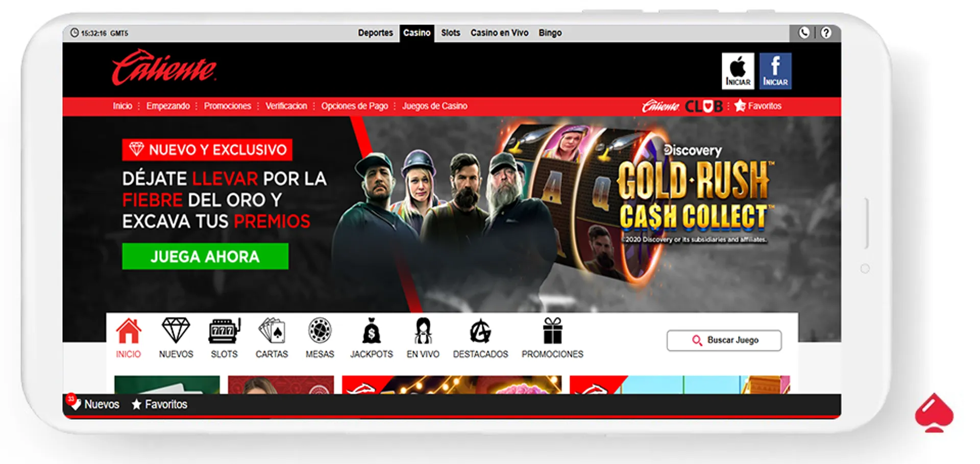 El casino Caliente acepta pagos con OXXO