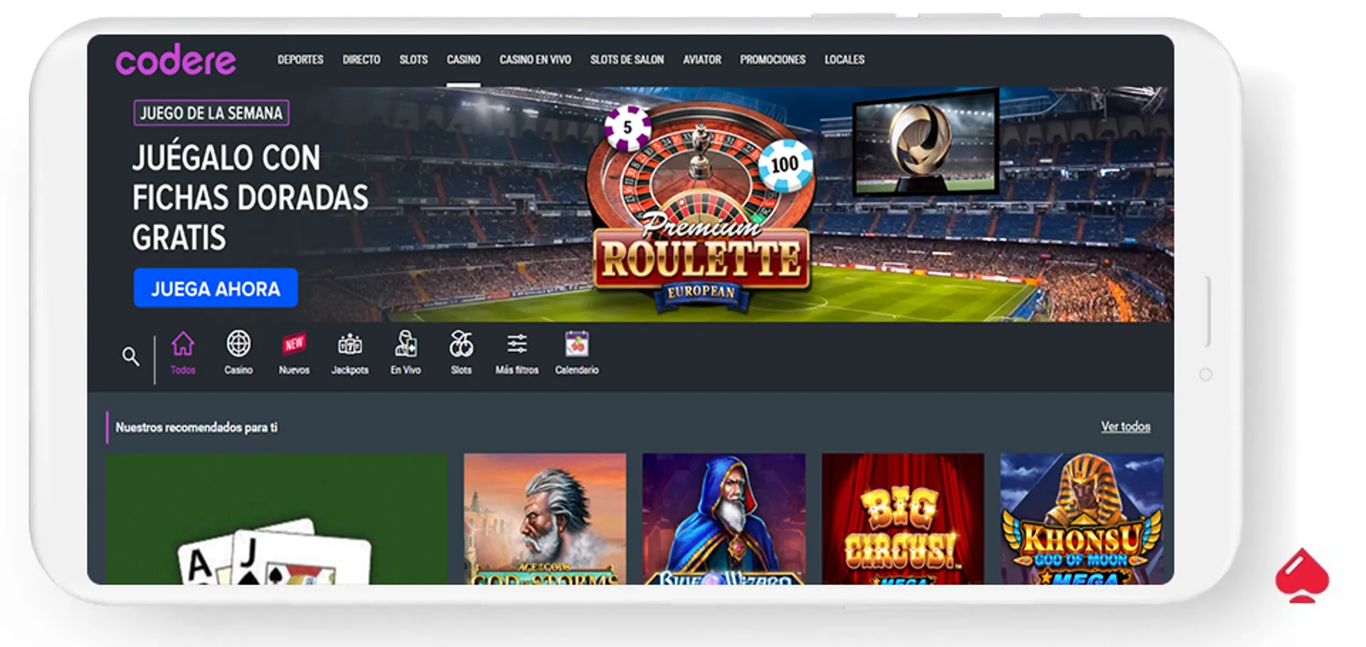 Puedes pagar con Paypal en Codere