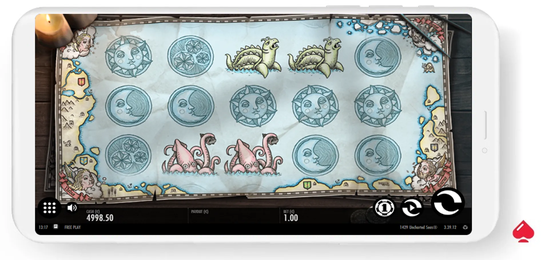1429 Uncharted Seas es una slot de baja volatilidad