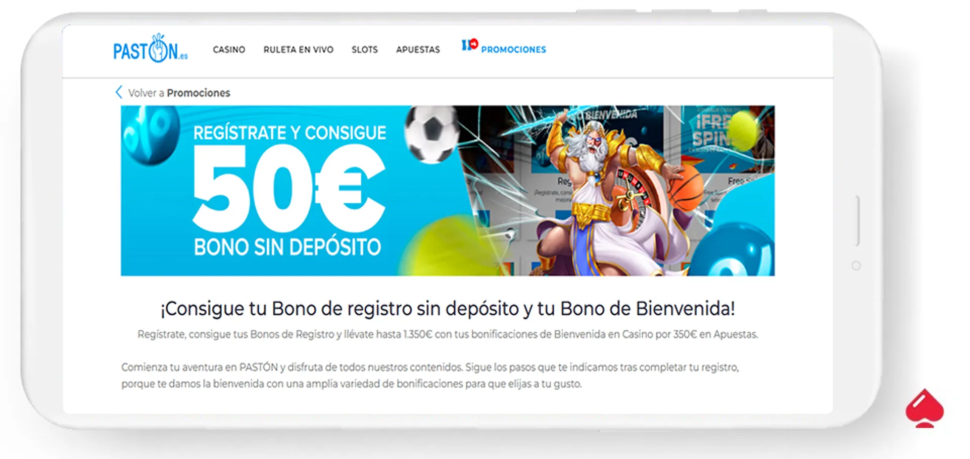 En el casino Pastón.es encontrarás un bono sin depósito de 10 euros para ruleta