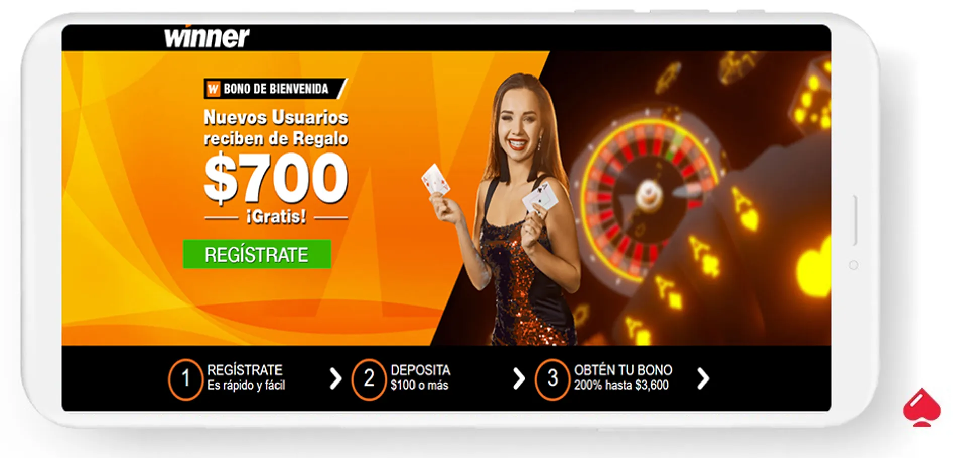 El casino online Winner acepta depósitos con Todito