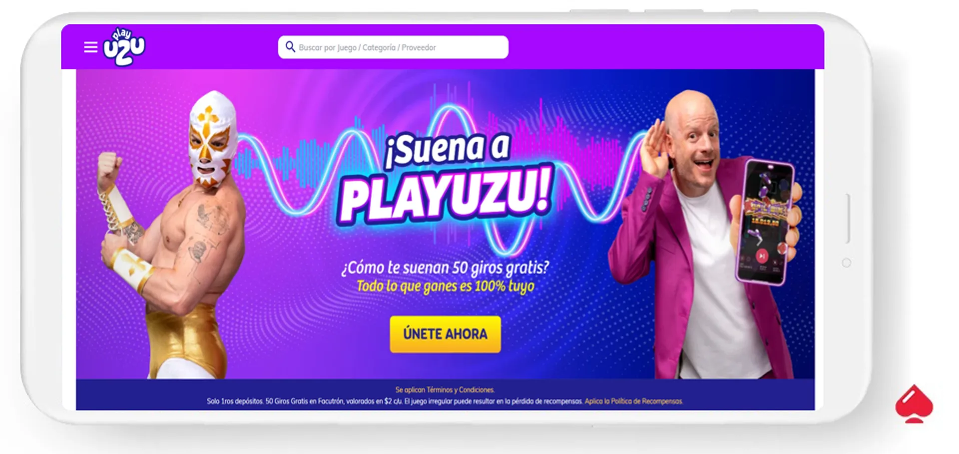 PlayUZU tiene un bono de giros gratis sin requisitos en México