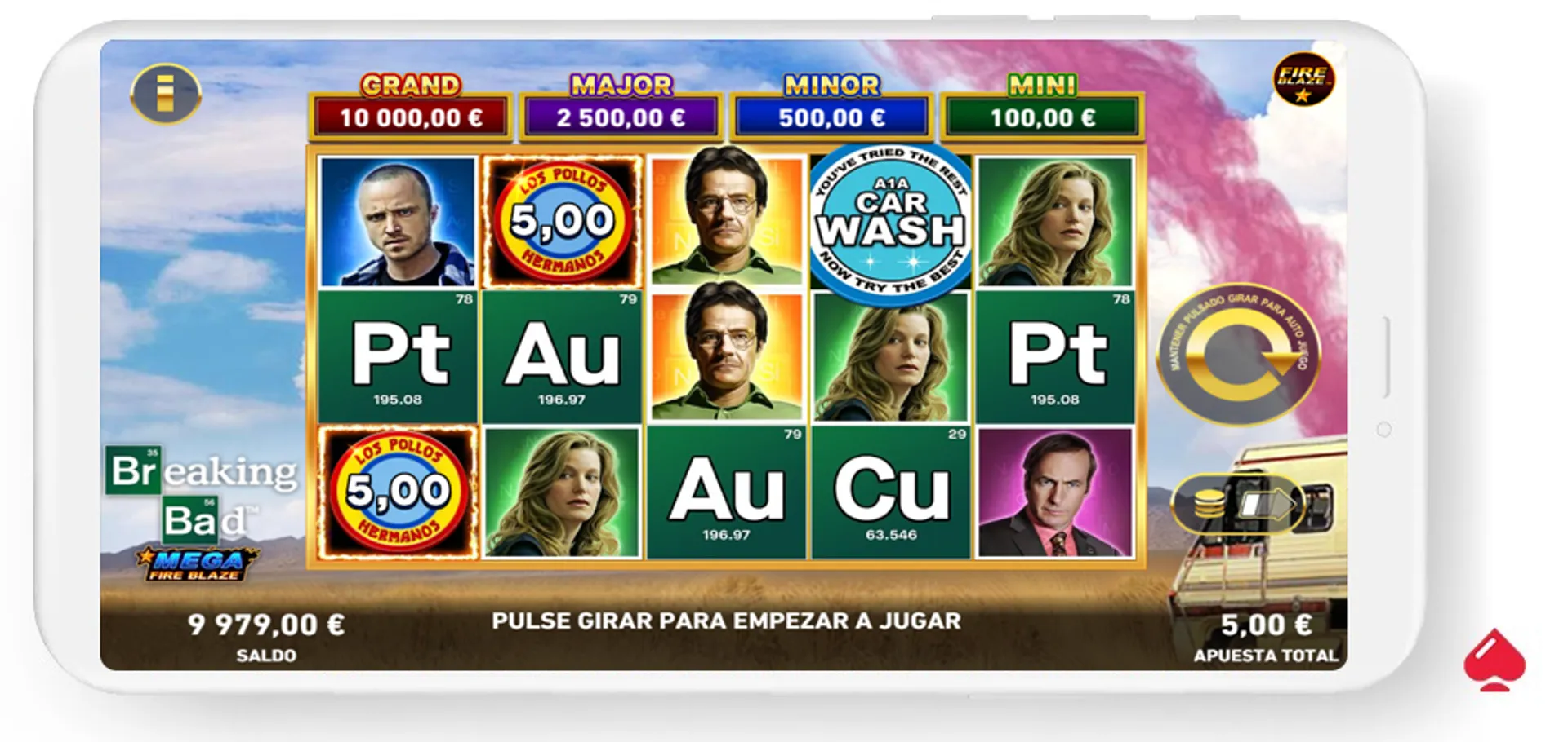 Mega Fire Blaze Breaking Bad slot