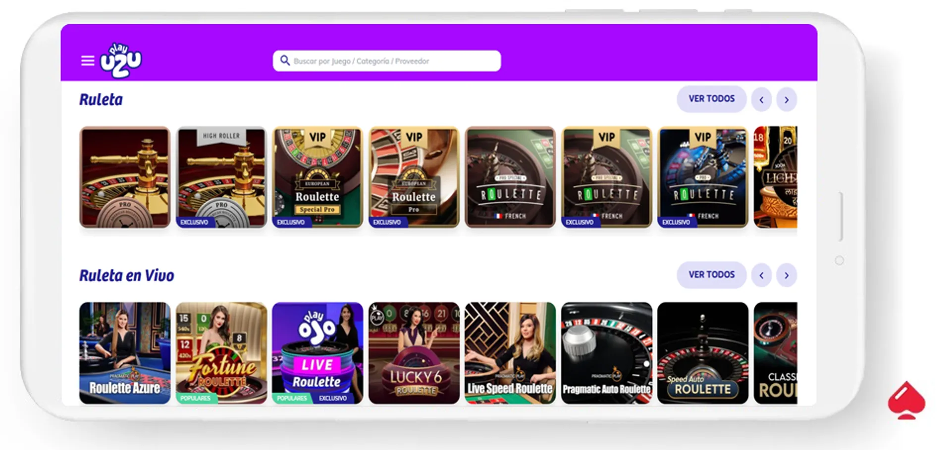 Playuzu tiene variedad de juegos de ruleta