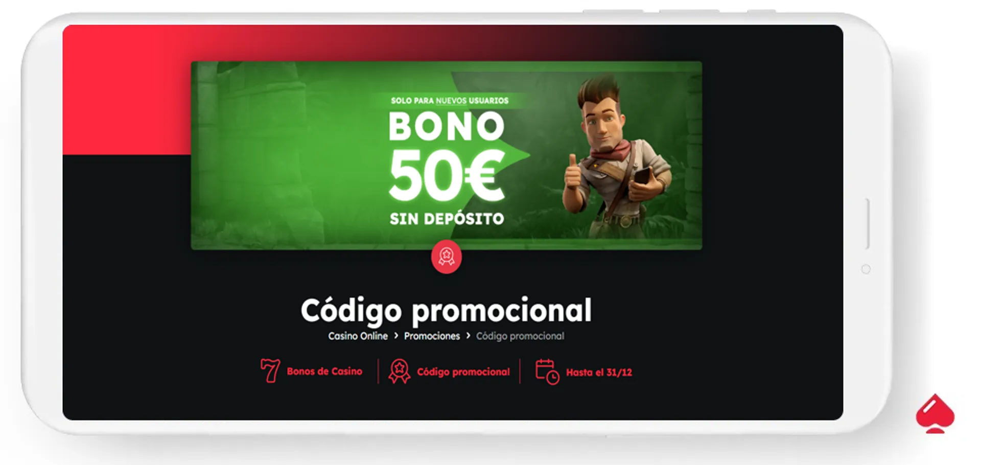 El casino online Barcelona ofrece un bono gratis sin depósito de 50 euros