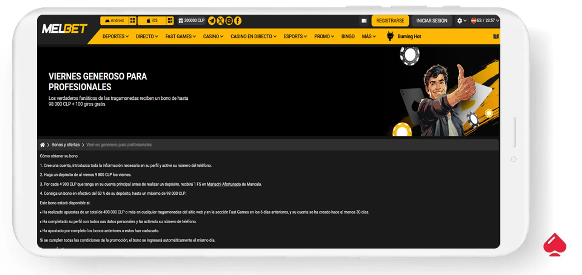 Melbet ofrece un bono de depósito y giros gratis en Black Friday