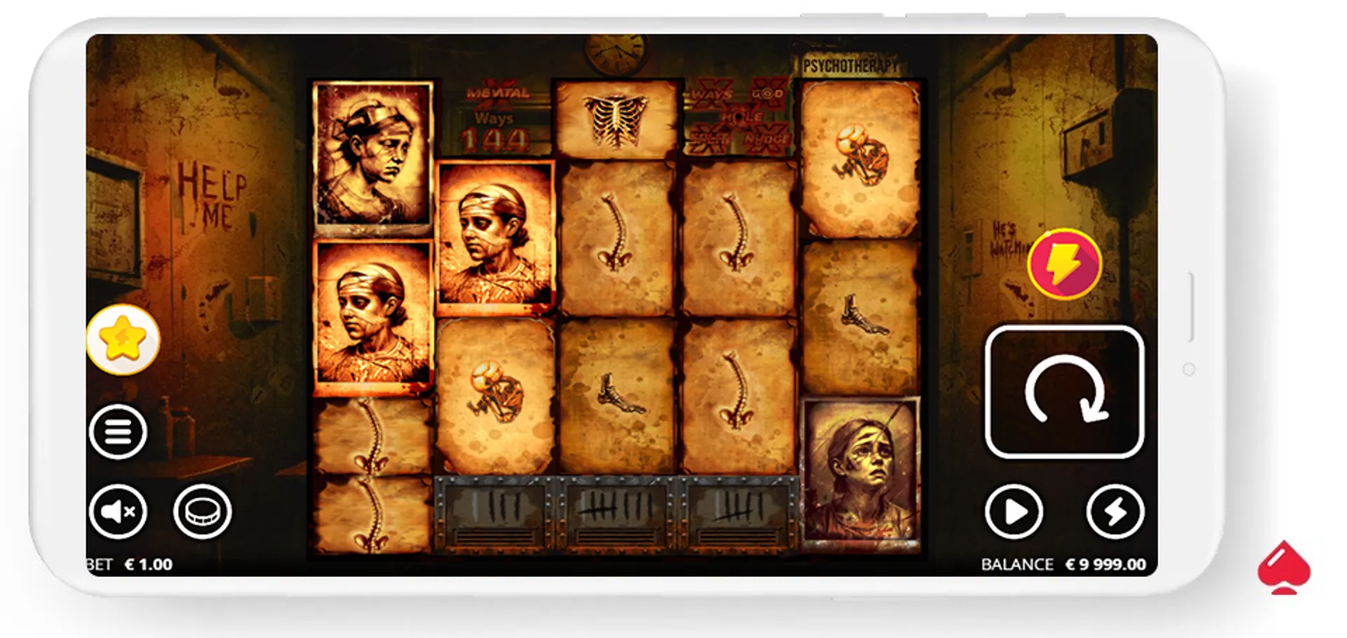 Captura de la slot Mental 2 de Nolimit City