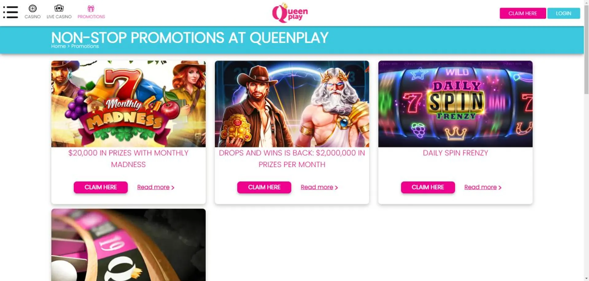 Queenplay casino promotions