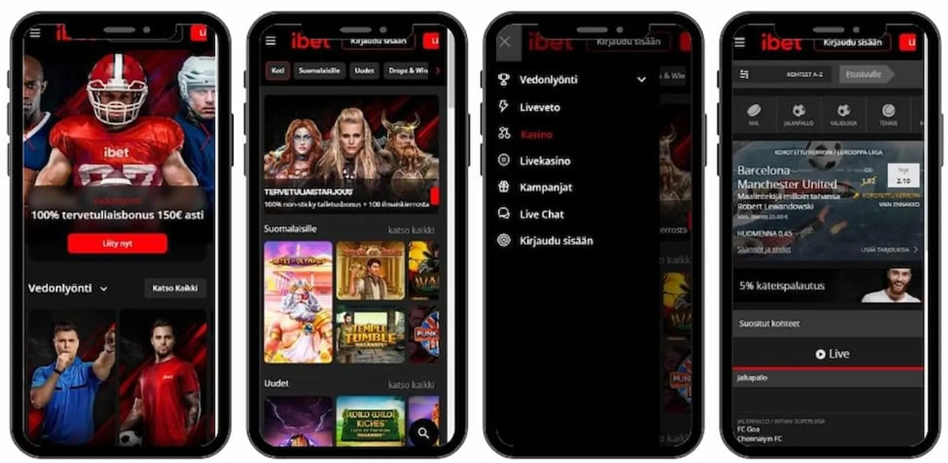 iBet casino mobiilinäkämy