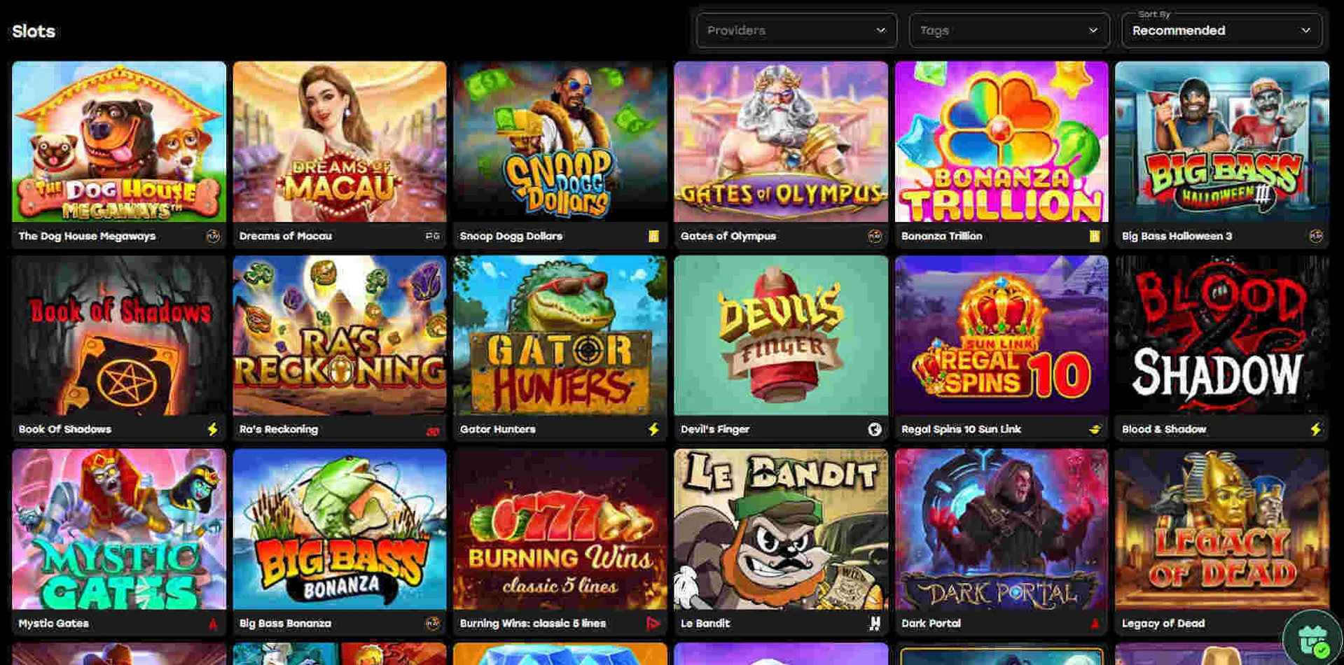 Online slots at Fairspin