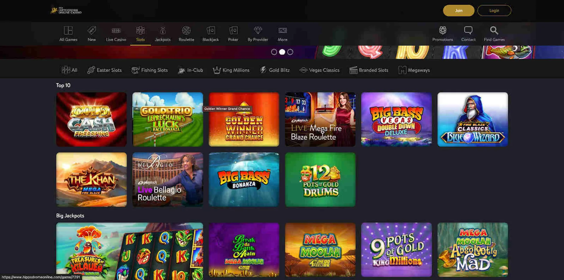 Hippodrome review online slots