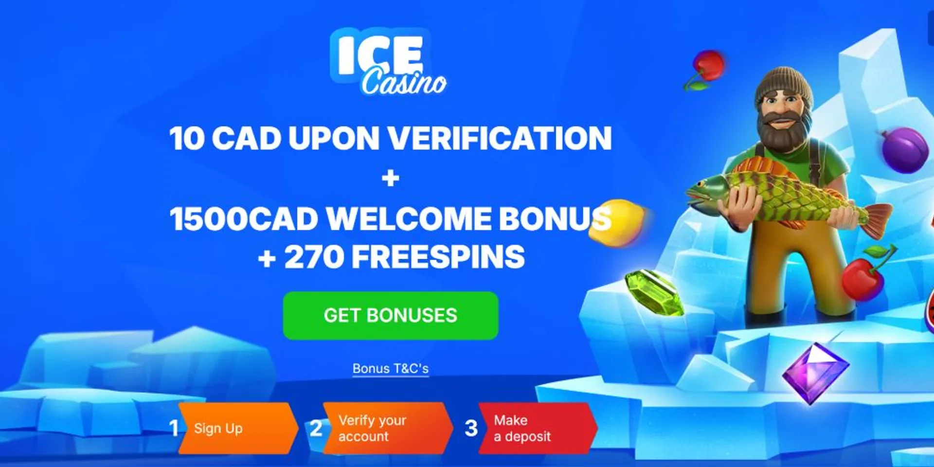 Ice Casino No Deposit Bonus