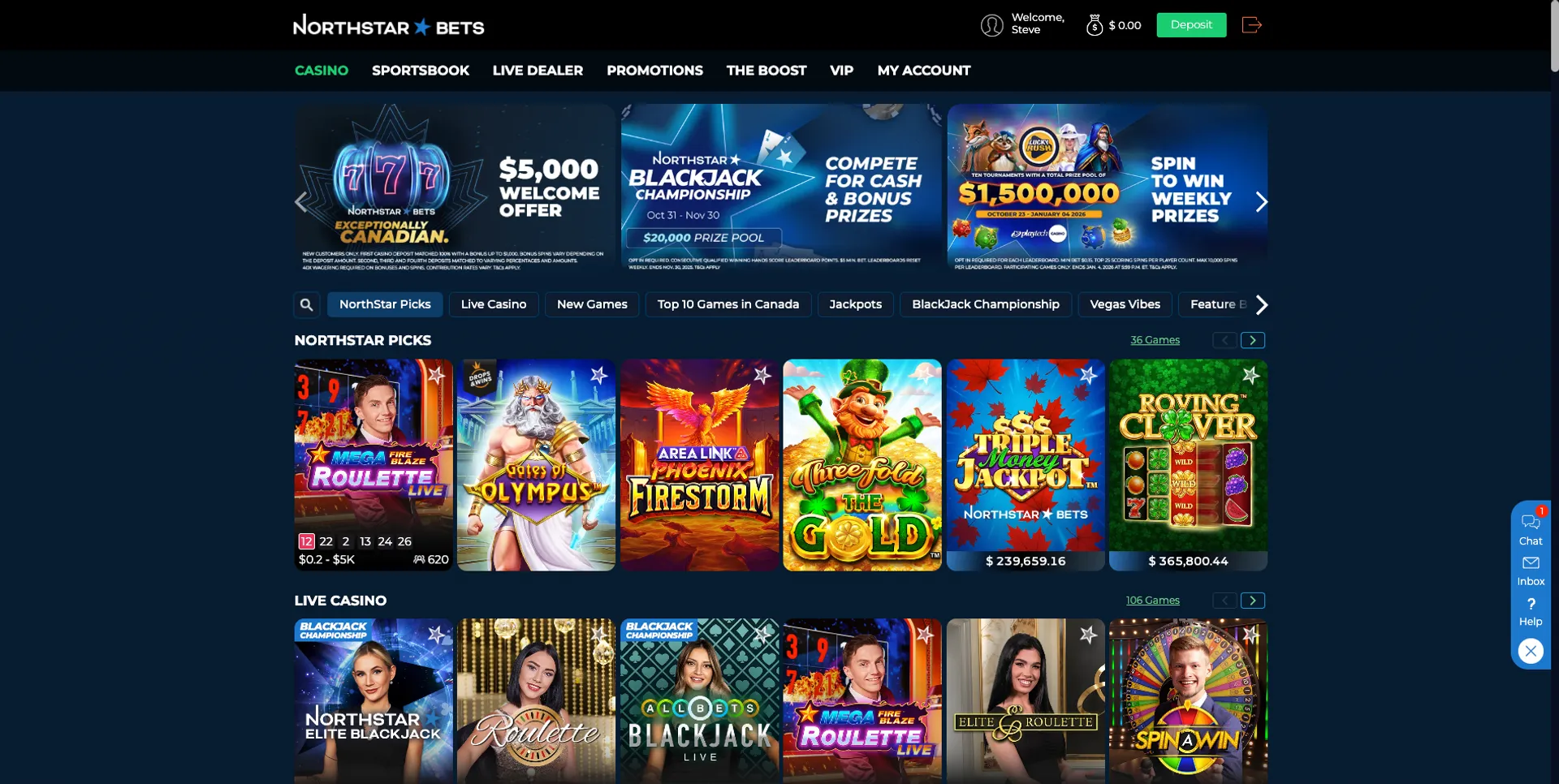 NorthStar Bets casino