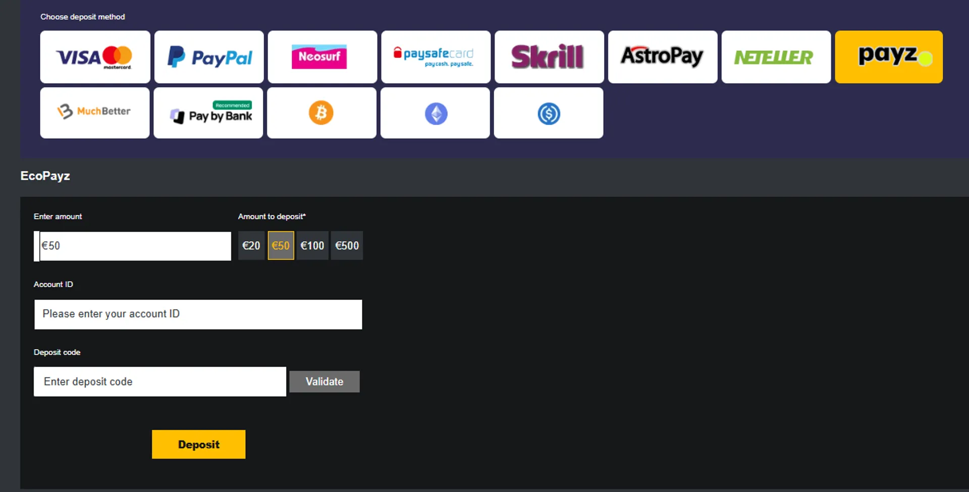 Payment Method Mobile Wins
