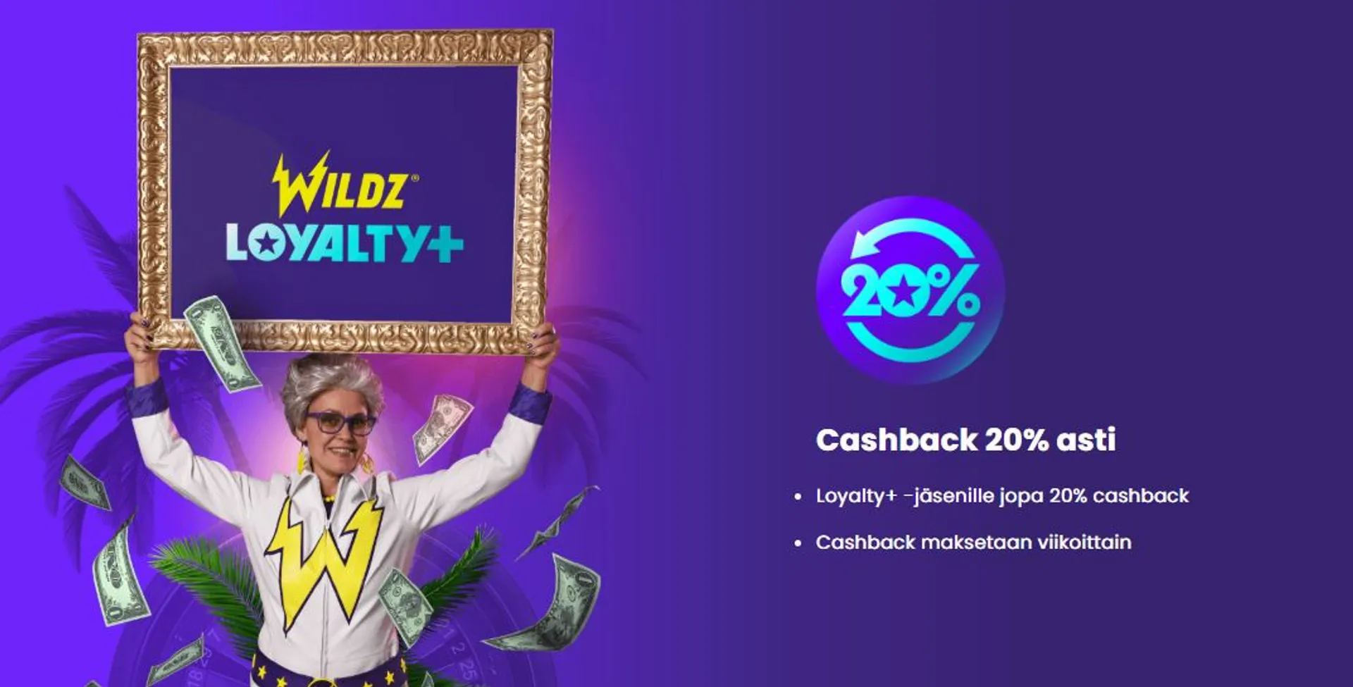 Wildz Casino cashback