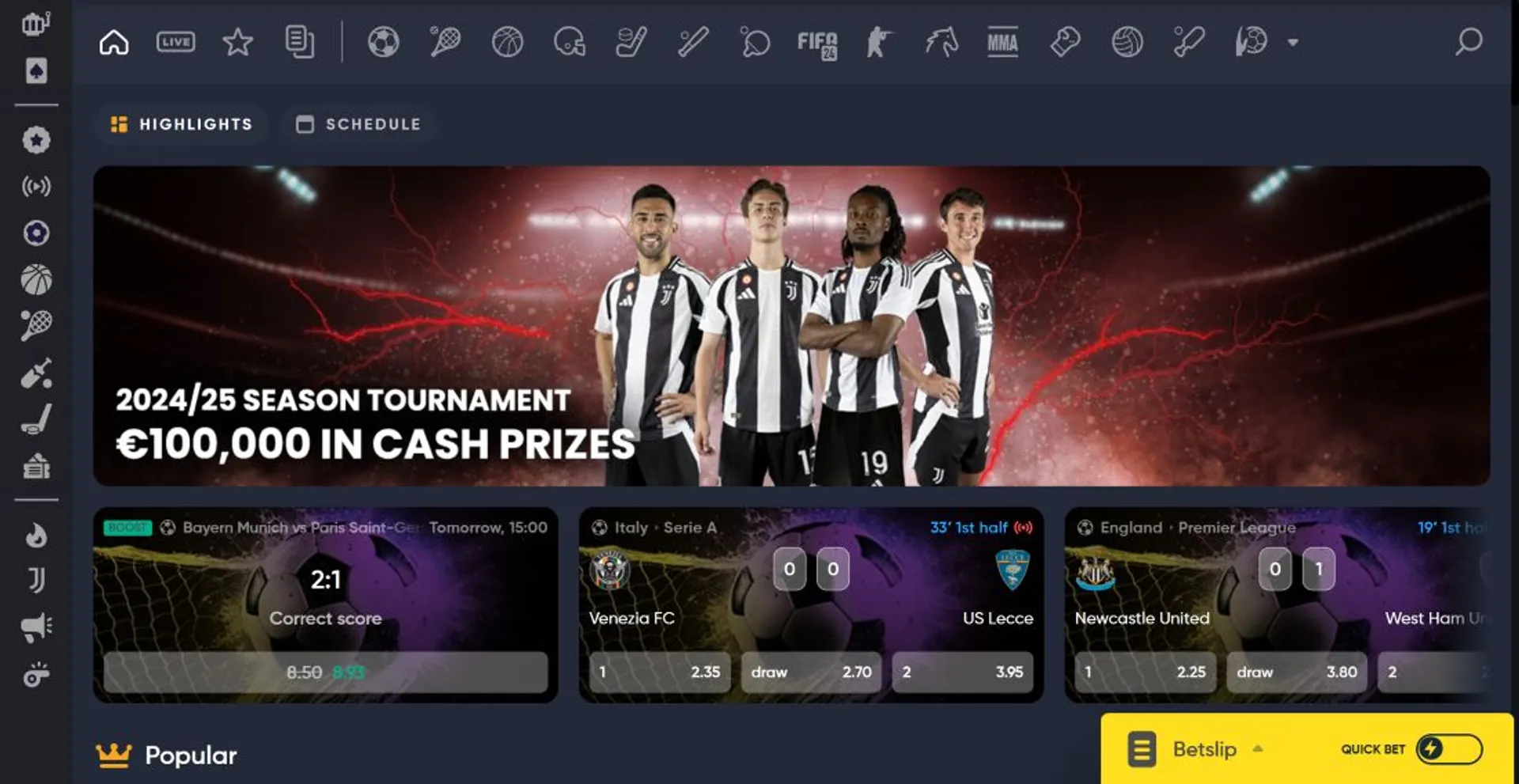 Instant Casino Sports