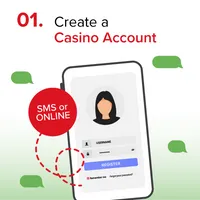 Step 1 create a casino account