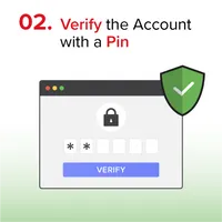 Step 2 Verify the Account With a PIN