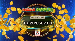 Выигрыш джекпота 7,2 млн. евро в Mega Moolah