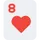 Eight of hearts