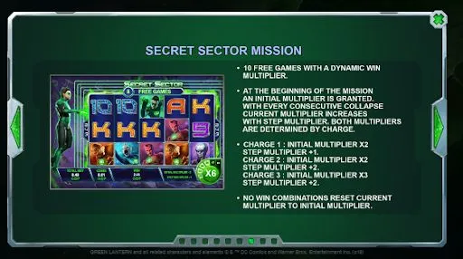 Secret sector mission green lantern