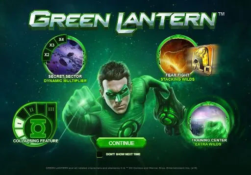 Mécaniques de jeu sur green lantern