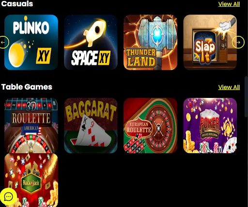 Scrooge Social Casino Table Games