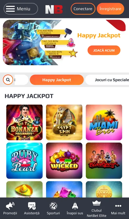 Happy Jackpots La Netbet Casino